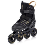 Inlineskates Meteor L 38-43 Buzzy schwarz/goldene Farbe