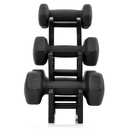 Gusseisen-Hantelset mit Ständer Meteor 3 / 2 / 1 kg