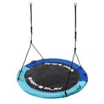 Storchennestschaukel Meteor 130 cm blau/dunkel blau