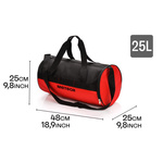 Sporttasche Meteor Siggy 25 l rot/schwarz