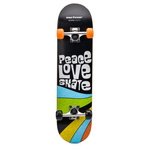 Meteor Peace Holzskateboard grün