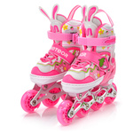 Inlineskates 4-in-1 Meteor für Kinder XS 25-28 Bunny