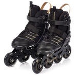 Inlineskates Meteor L 38-43 Buzzy schwarz/goldene Farbe