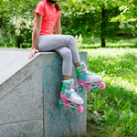 Inlineskates 4-in-1 Meteor für Kinder XS 25-28 Mermaid