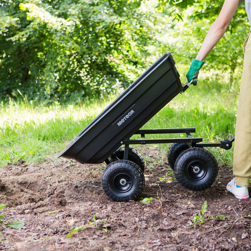 Der Kippwagen Meteor 3-in-1 schwarz
