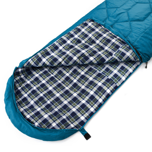 Schlafsack Meteor Timber Baumwolle blau