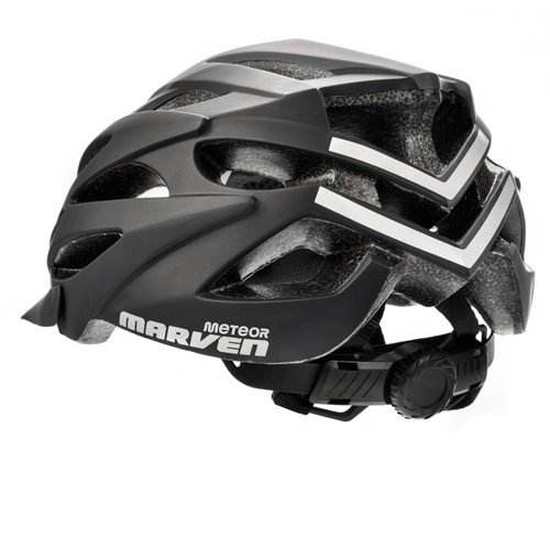 Fahrradhelm Meteor Marven S 52-56 cm grau/dunkelgrau/schwarz