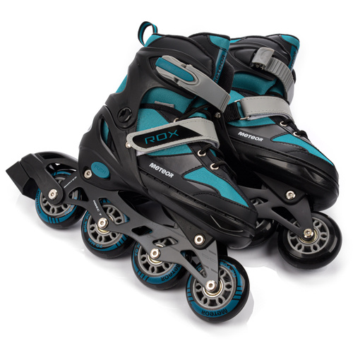 Inlineskates Meteor M 34-37 Rox türkis