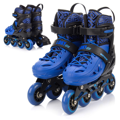 Inlineskates Meteor M 34-37 Loky schwarz/blau