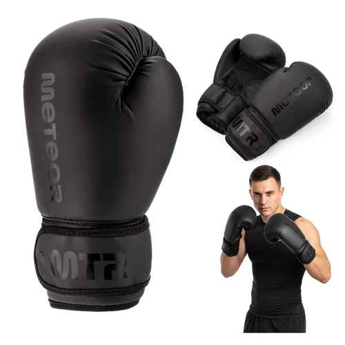 Boxhandschuhe Meteor 4 oz Training, Klettverschluss, PU