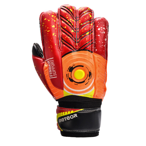 Torwarthandschuhe Meteor Defence 6 schwarz