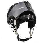 Skihelm Meteor Lumi L 58-61 cm schwarz/grau