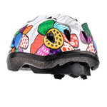 Fahrradhelm Meteor KS07 S 48-52 cm Bunte Blumen