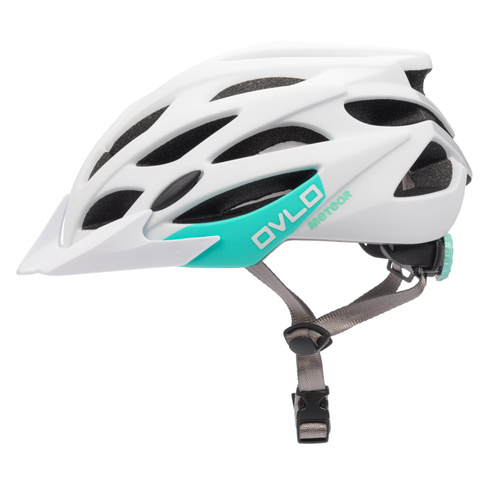Fahrradhelm Meteor Ovlo L 58-61 cm weiß/mintgrün