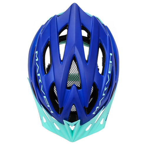 Fahrradhelm Meteor Marven L 58-61 cm navy blau/mint