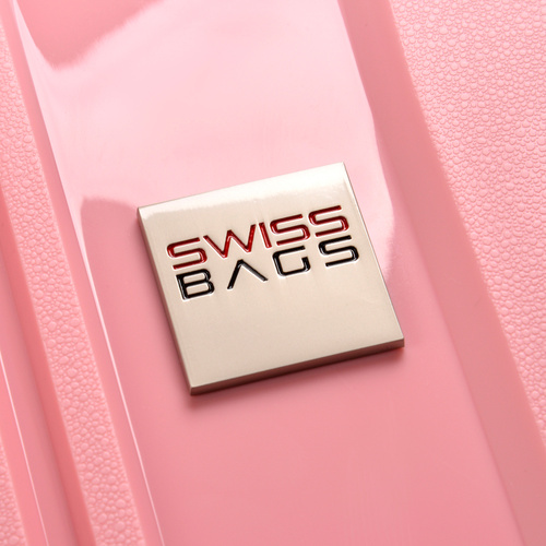 SwissBags Touristenkabinenkoffer 55cm Pink