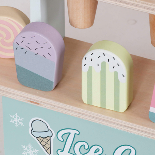 Eiswagen aus Holz