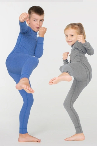 Kinder Thermounterwäsche Meteor 116-122 cm blau