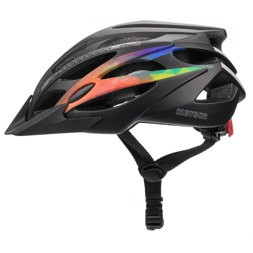 Fahrradhelm Meteor Shimmer M 55-58 cm schwarz