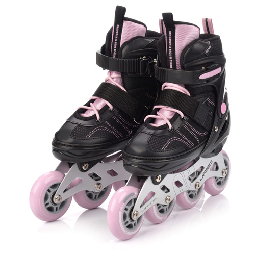 Inlineskates Meteor L 38-41 Urbo schwarz/pink