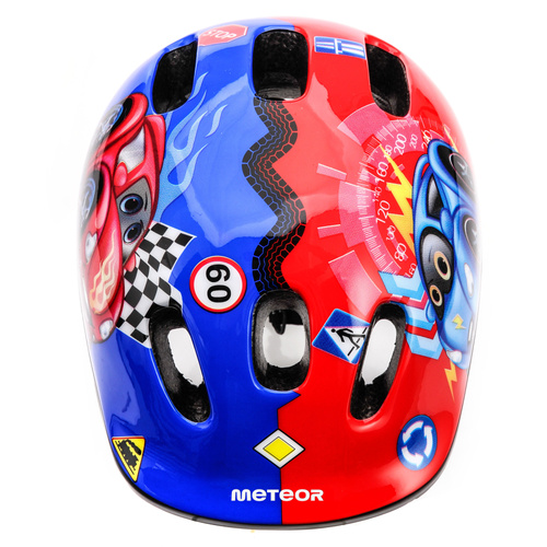 Kinderfahrradhelm Meteor MV6-2 S 48-52 cm Auto