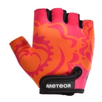 Radsporthandschuhe Meteor Kids M Big flower