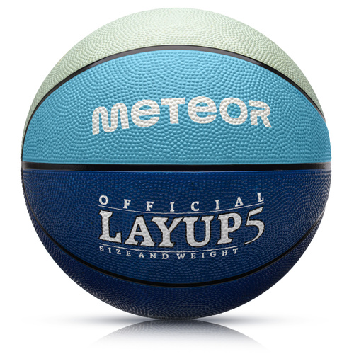 Basketball Meteor Layup 5 blau/grau