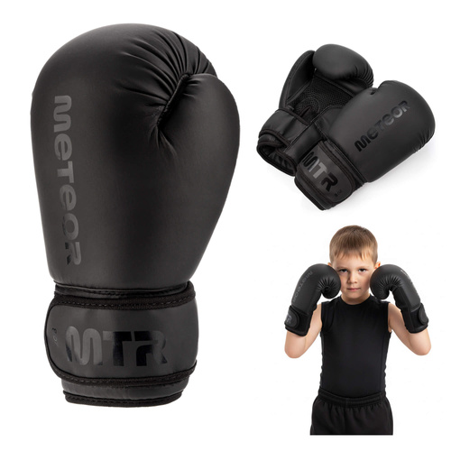 Boxhandschuhe Meteor 4 oz Training, Klettverschluss, PU