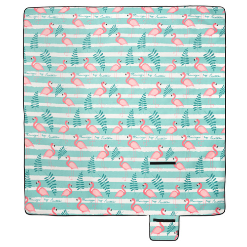 Picknickdecke Meteor 2XL 200x200 cm flamingos