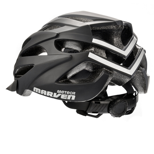 Fahrradhelm Meteor Marven S 52-56 cm grau/dunkelgrau/schwarz