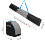 Ski-Set Meteor Norse grau/schwarz