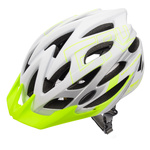 Fahrradhelm Meteor Gruver S 52-56 cm weiß/grün