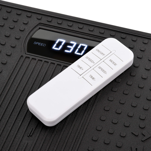 Meteor Vibrationsplatte für Training – Fernbedienung, Widerstandsbänder, Tragfähigkeit 160 kg