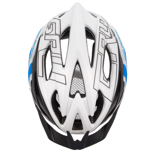 Fahrradhelm Meteor Gruver S 52-56 cm blau/schwarz/weiß