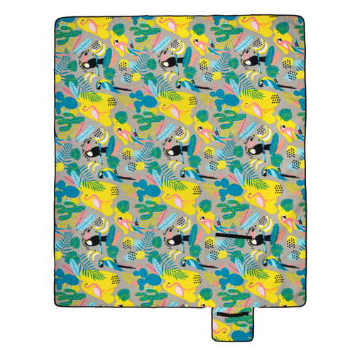 Picknickdecke Meteor XL 175x200 cm Tropen