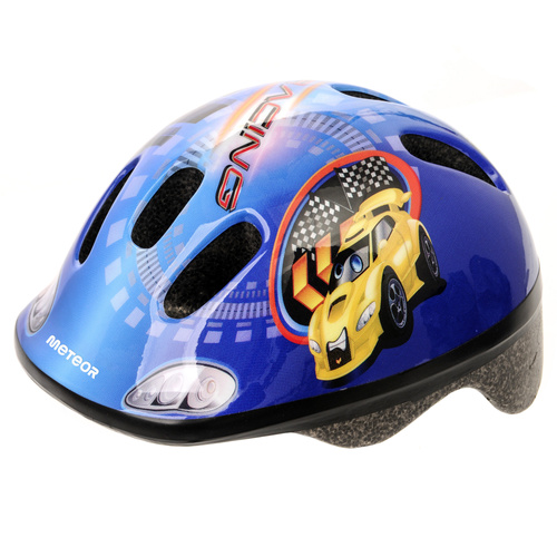 Kinderfahrradhelm Meteor MV6-2 XS 44-48 cm Racing
