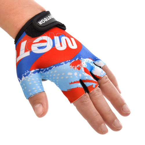 Fahrradhandschuhe Meteor Kids S Map blau