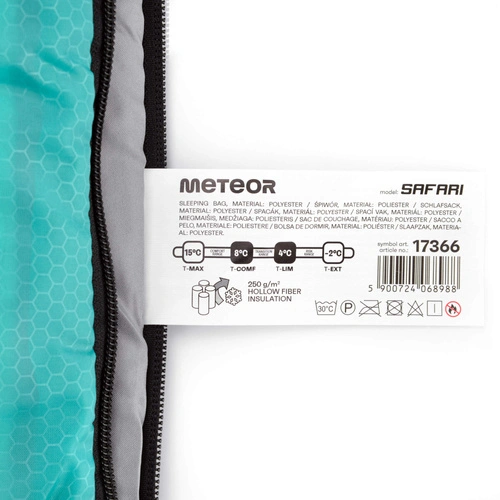 Meteor Schlafsack Safari L Minze