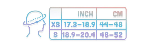 Kinderfahrradhelm Meteor KS07 S 48-52 cm Bunte Blumen