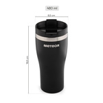 Thermobecher Meteor 480 ml schwarz