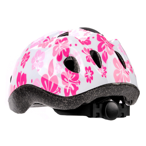 Kinderfahrradhelm Meteor HB6-5 S 48-52 cm Rosa Blumen