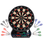 Elektronische Dartscheibe Meteor, 27 Spiele, 8 Spieler, 4-LED