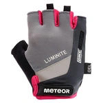 Radsporthandschuhe Meteor Gel GX34 L grau/rosa