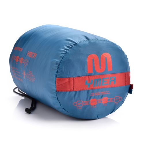 Schlafsack Meteor Ymer blau/rot