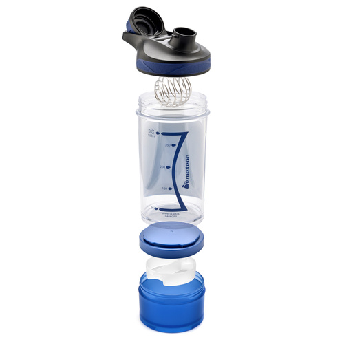 Schüttelflasche Meteor 500 ml blau
