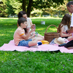Picknickdecke Meteor 2XL 200x200 cm pink