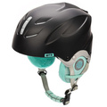 Skihelm Meteor Lumi M 55-58 cm mint/schwarz