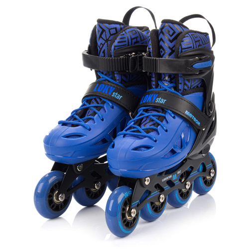 Inlineskates Meteor M 34-37 Loky schwarz/blau