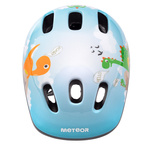 Kinderfahrradhelm Meteor MV6-2 S 48-52 cm Dino roar
