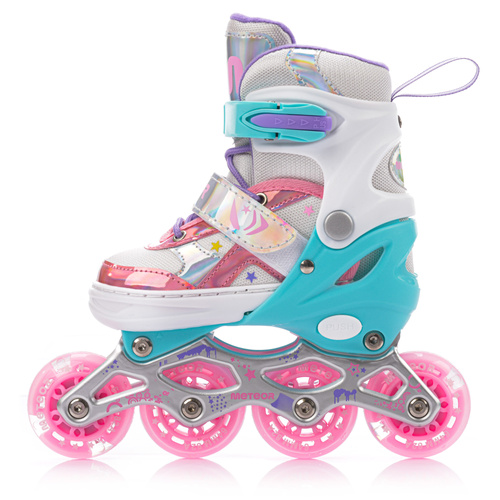 Inlineskates 4-in-1 Meteor für Kinder M 34-37 Lunar